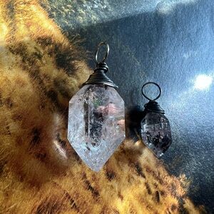 Himilayan Herkimer Diamond Pendants